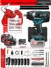 High Torque Brushless Electric Impact Wrench with Lithium Battery - Perfect for Auto Repair and Scaffolding