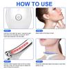 Neck and Face Vibrating Light Therapy Beauty Massager