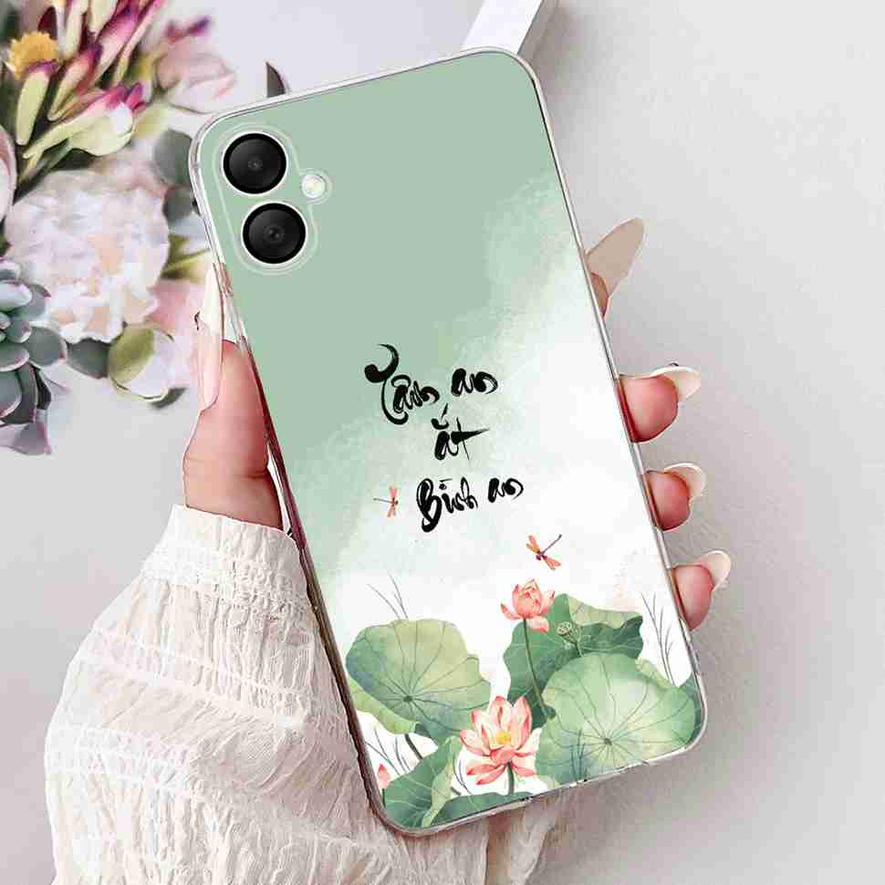 For Samsung Galaxy A06 Case A065F A065M Fashion Girls Flowers Soft Silicone Back Cover For Samsung A06 A05 SamsungA05 Case