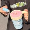 Water Bottle High Value Cartoon Thermos Cup Cute with Handle Straw Water Cup Office Portable Cup