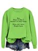 Simple Fashion Casual Long-Sleeved Pullover Sweater