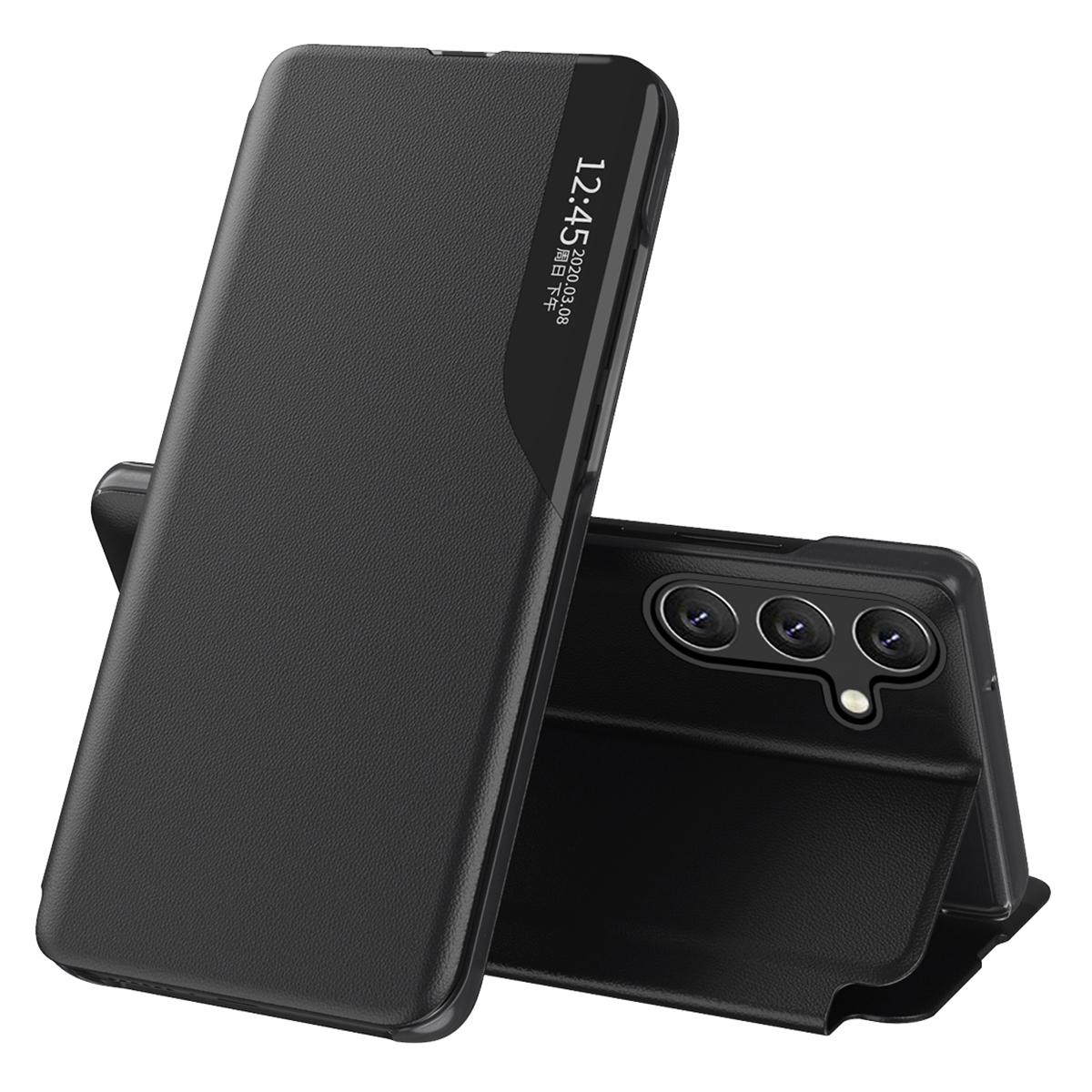 

For Samsung Galaxy A25 5G (Global) (161mm) Case View Window PU Leather Stand Cover A