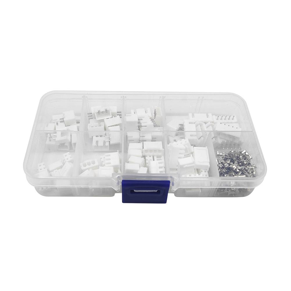 Complete 230Pcs For JST PH Connector Kit 2 0mm Pitch for 2/3/4/5 Pin Connections Perfect for Circuit Boards and LED Lighting