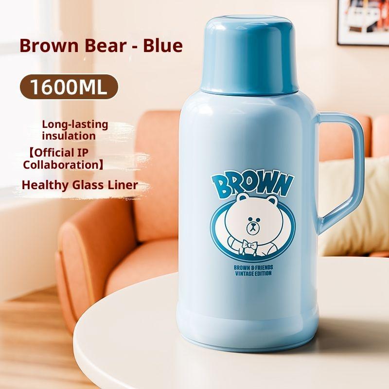 Gianxi Dormitory Household Large Capacity Insulated Water Bottle Corinne Rabbit Sally Chicken Brown Bear Warm Bottle
