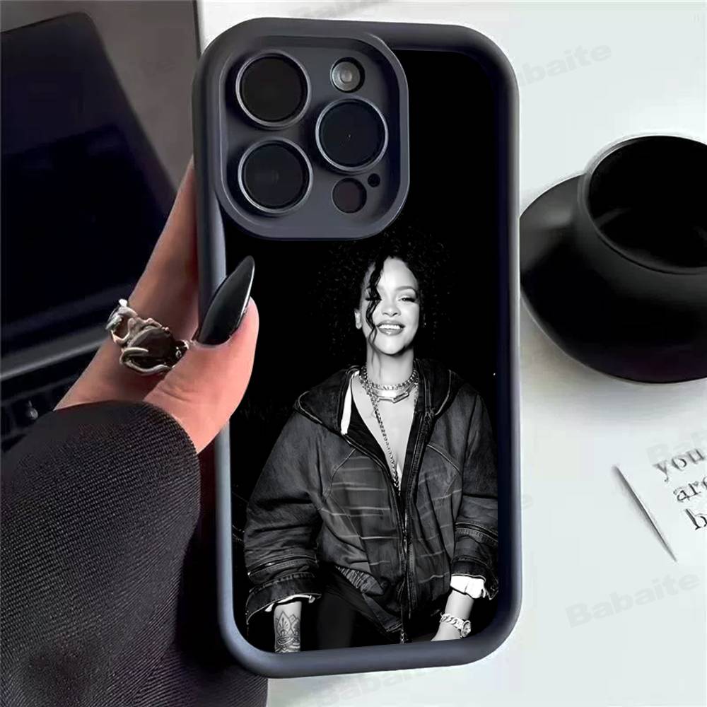 Rihanna Phone Case For IPhone 17 16 E 15 14 13 12 11 Pro Max Plus Back Cover