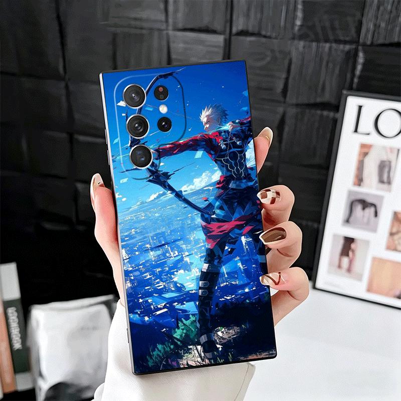Fate Zero Stay Night Archer Soft Phone Case for Samsung Galaxy S26 S25 Edge S24 Ultra S23 Plus S22 S21 FE S20 Black Cover Back S