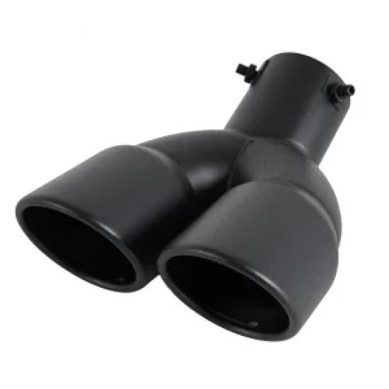 Universal 63mm Car Muffler Exhaust Tip Tail Pipe Stainless Steel Car Rear Tail Throat Car Accessories