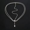 Bridal Headgear Hair Accessories Forehead Chain Shiny Rhinestone Exquisite Headband Fringed Head Chain