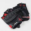 Motorcycle Protective Half Finger Size RR8362BK3 ROUGH&ROAD Gloves, Black, L,