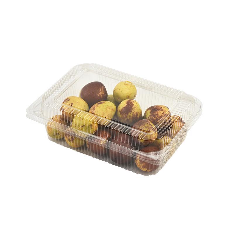 

Disposable Transparent Square Plastic Food Container with Lid