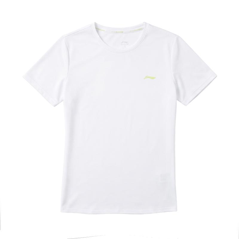 Li-Ning Fashionable Comfortable Quick-Drying Breathable Running Training Simple Short Sleeve T-Shirt Unisex Tops ATSK006-1