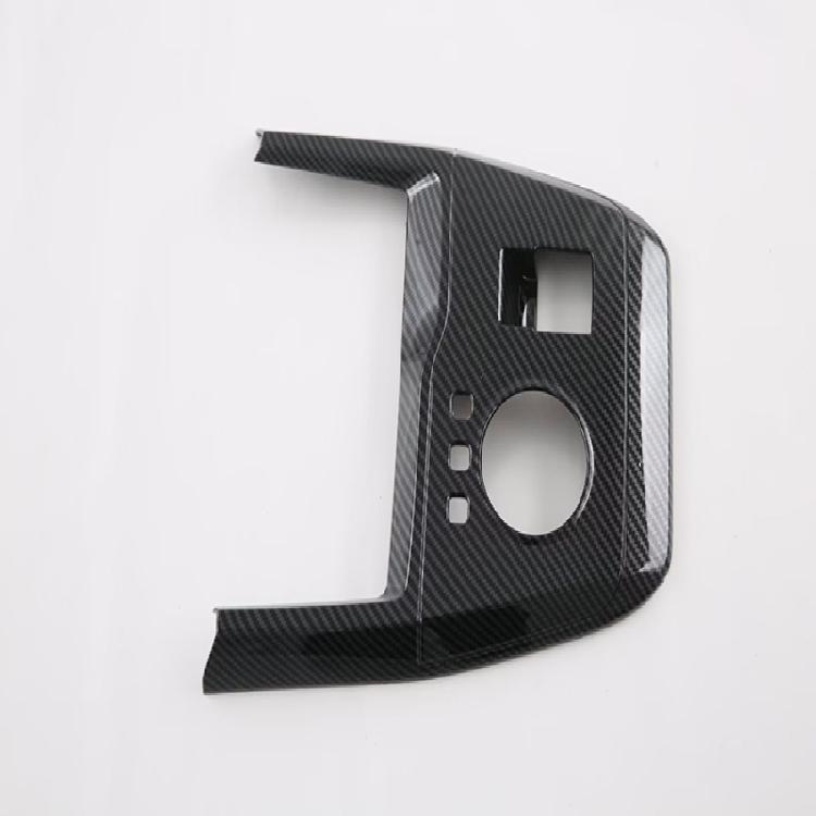 Carbon Fiber Style For EVMulan Gear Shifts Panel Center Console Cover Trim Frame