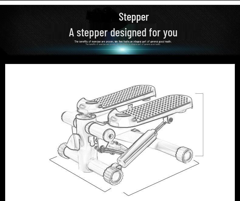 Silent Mini Multi-Functional Home Fitness Stepper