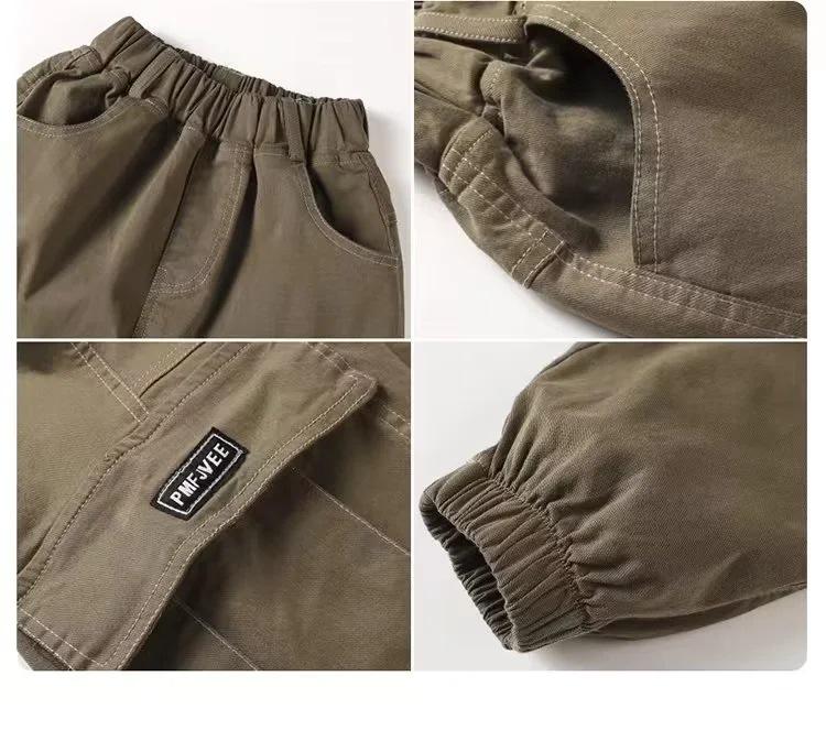 Children's Casual Big Pocket Street-Style Pants (Spring/Autumn)