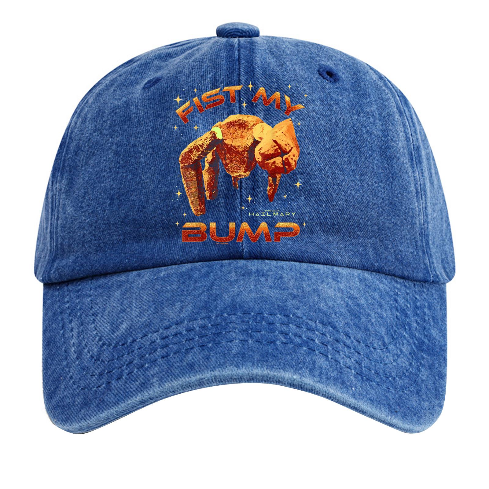 

Washed Cotton Baseball Cap With Printed Distressed Soft Top Denim Hat For Men, European And American Retro Hat one size