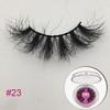 RED SIREN Mink Eyelashes 25mm Lashes 1 Pair Fluffy Messy 3D False Eyelashes Long Natural Lashes Wholesale Makeup Mink Lashes
