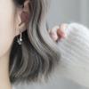 Light Luxury Pentagram Tassel Earrings Cool Small Ear Stud Star Hoop Earrings  Punk Style