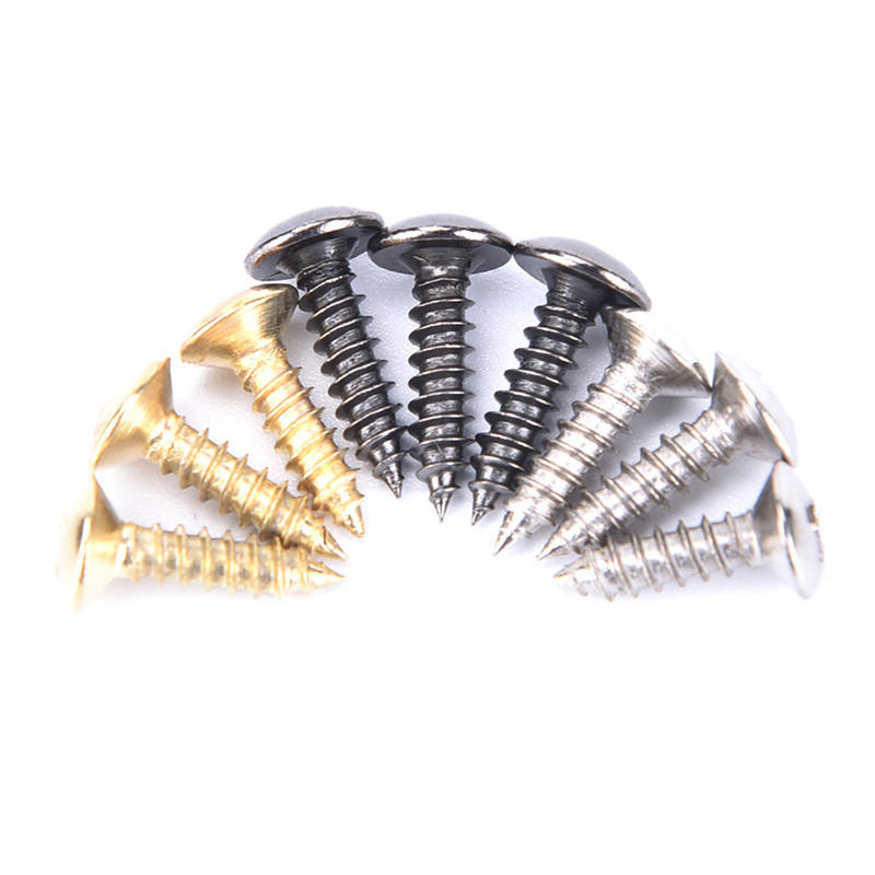 50Pcs 3Mm Electric Guitar Pickguard Screws For Pickguards Guitar Back Plates
