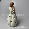 Resin Crafts Mother's Day Gift Candle Holder Resin Decorative Statue with Desktop Decoration