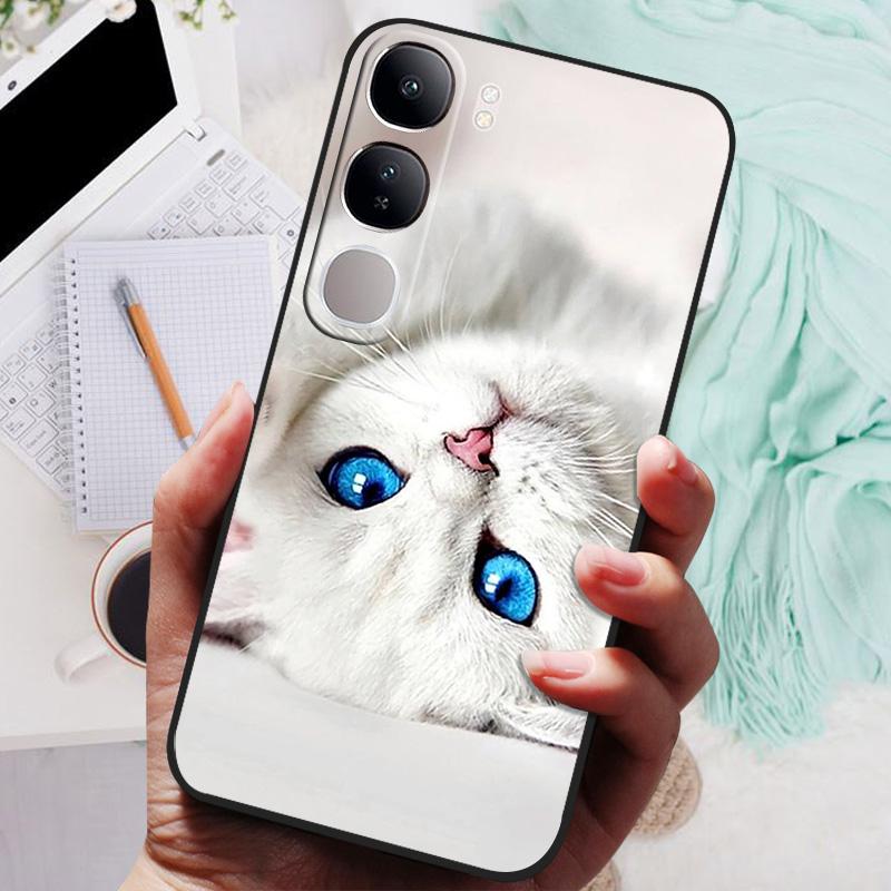 Vivo V40 Lite IDN V40SE Y200 Y300 Telefon Kılıfı Arka Kapak Moda Çiçek Kelebek Yumuşak TPU Kılıflar Vivo V 40 Lite V40 SE İçin