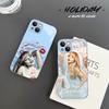 Obal na telefon Singer S-Sabrina C-Carpenter Pro IPhone 14 13 12 Mini 11 Pro XS Max X XR 14 Plus Kryt z tvrzeného skla