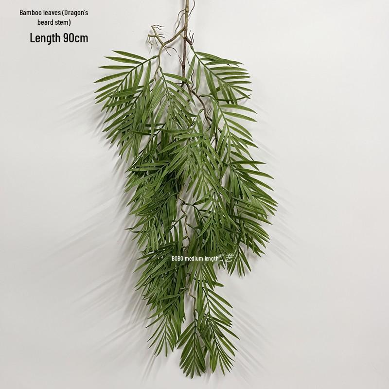 Artificial Spider Plant & Fern Hanging Decor - Trailing Green Vines for Wall & Ceiling