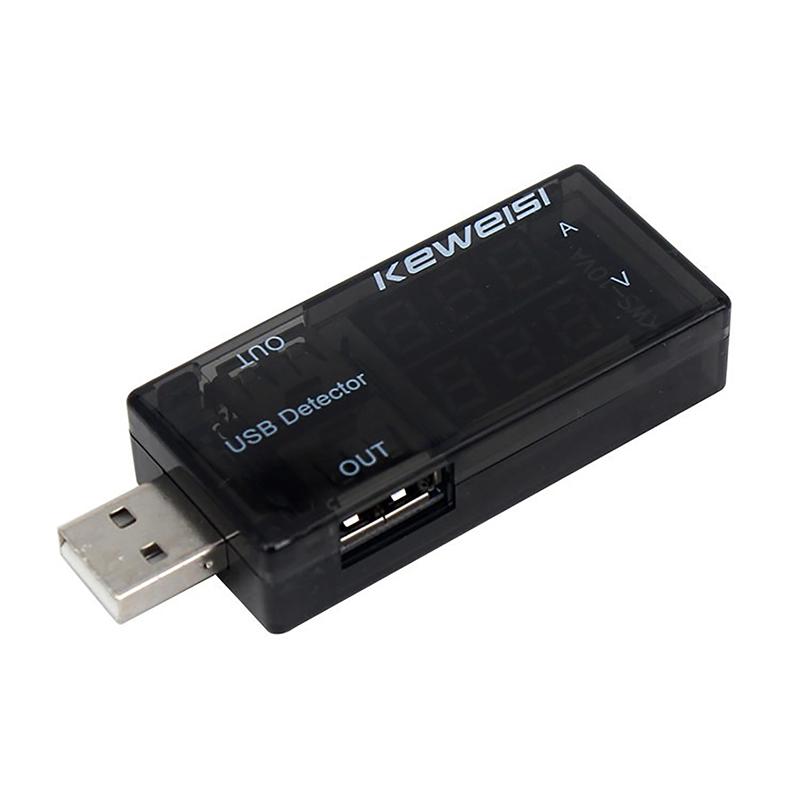 USB Voltage Meters Current Voltage Power Tester Dual Digital Display Volt Amp Meter For Android Phone And IPhones
