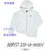 [USED] BTS Jungkook ARMYST ZIP-UP HOODIE WHITE L