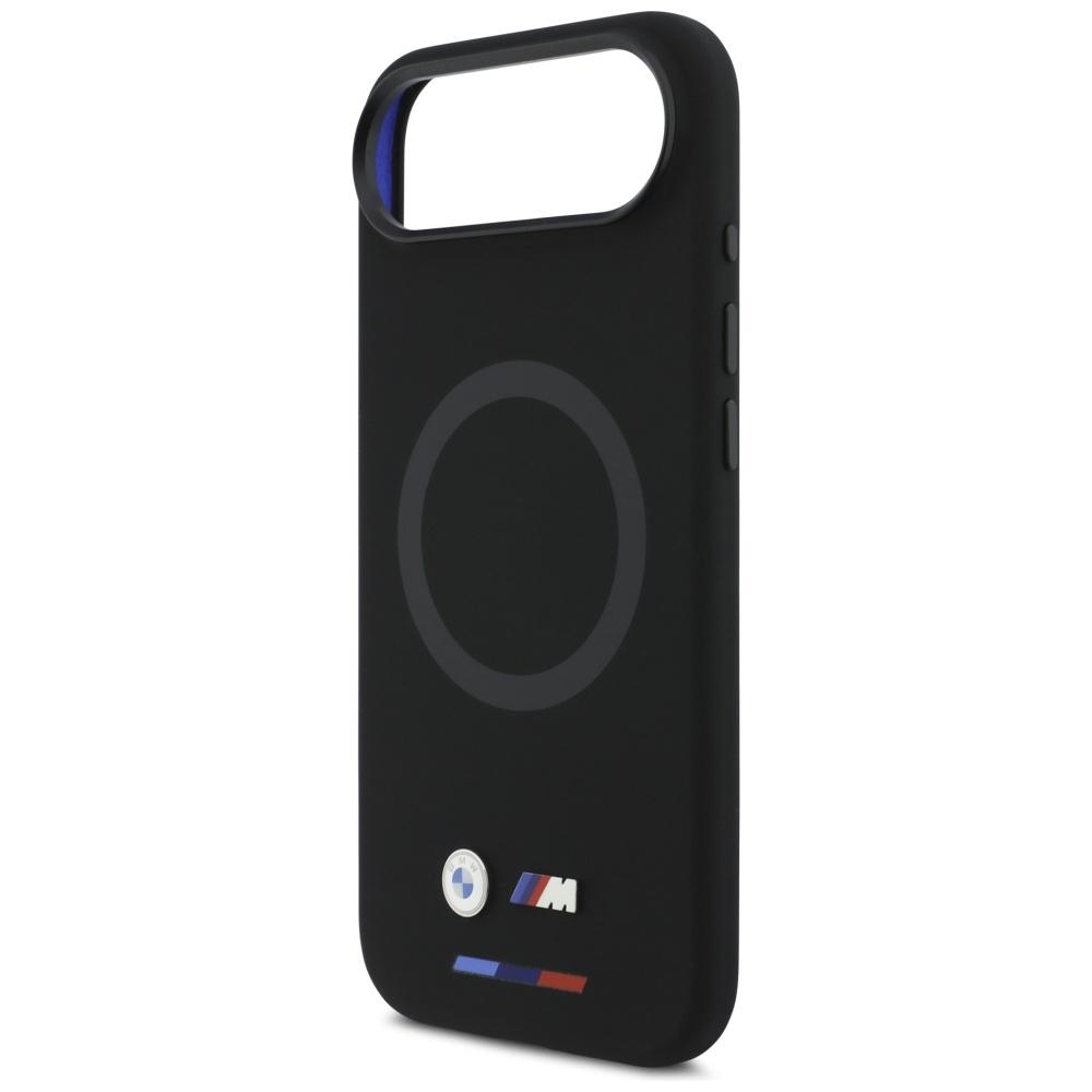 BMW M Silikon Logo MagSafe Hülle für iPhone Air Schwarz