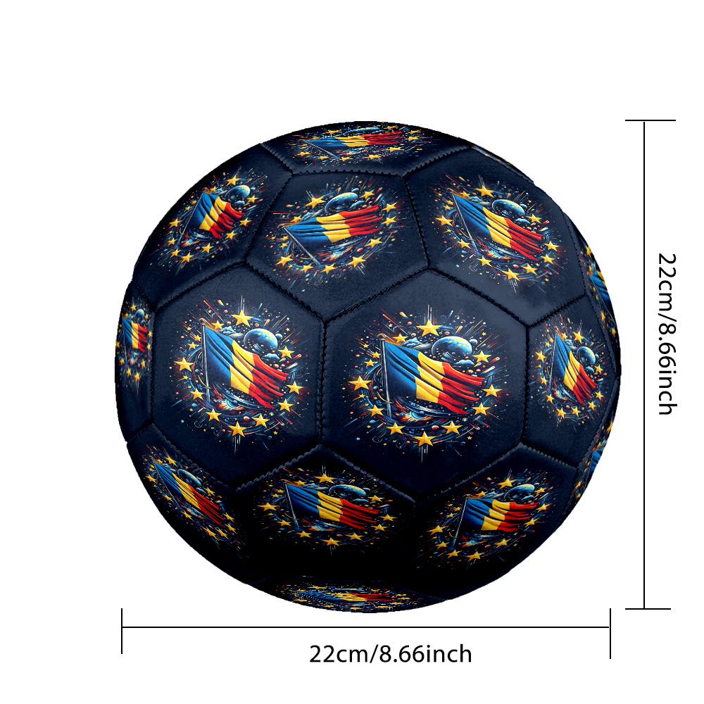 Poland Theme Soccer Ball Size 5 Soccer Ball Soft Touch Professional Training Football for Outdoor Sports