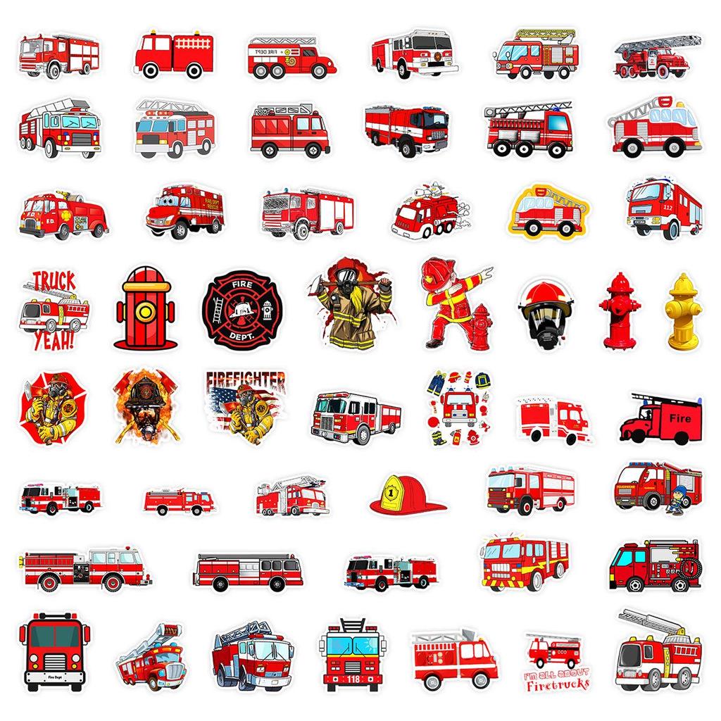 50/100 Sheets of Vehicle Stickers: Waterproof Decals for Phones, Water Bottles, and Children's Scrapbooks