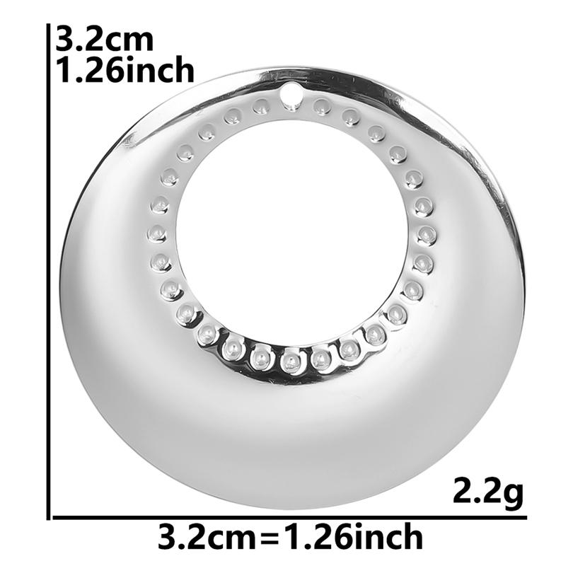 6pcs Rectangle Star Bulk Charms For Jewelry Making DIY Earrings Accessories Geometric Stainless Steel Charm Pendant Materials