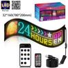 LED Car Sign Flexible LED Matrix Panel 5V USB LED Light Signs for Car Bluetooth Smart APP RGB Scrolling Display Message Board