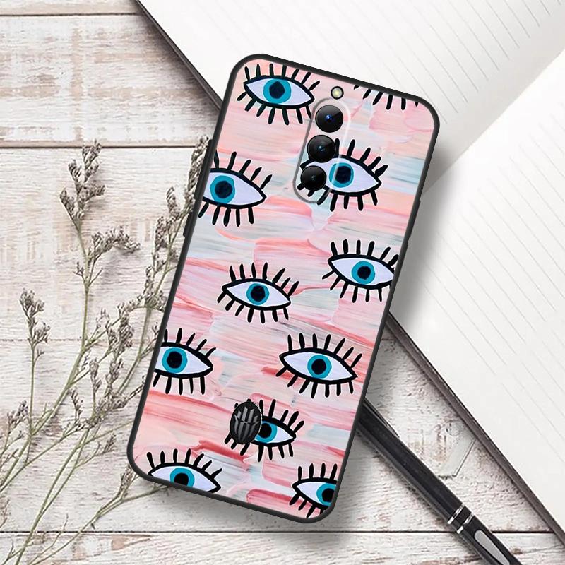 Lucky Eye Blue Evil Eye Print Case For ZTE Nubia Red Magic 11 10S 9S 8S 8 9 10 Pro Plus 7 6S 7S Pro RedMagic 10 Air Cover