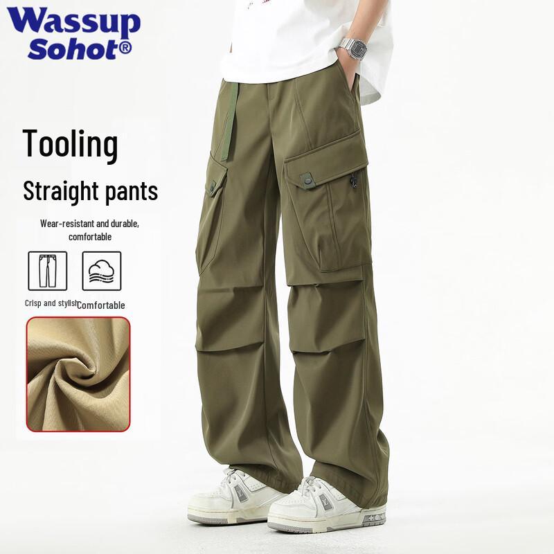 Wassup Sohot Męskie Wiatroszczelne Spodnie Casualowe Outdoor