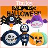 Adorable Halloween Plush Doll Featuring Skeleton Reaper Bat Zombie Pumpkin Spider