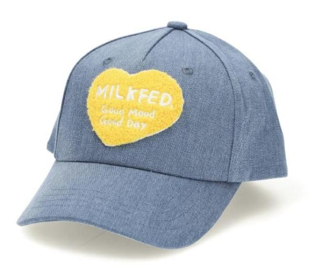 

[Milkfed] ВЫШИВАННАЯ КЕПКА G.M.G.D для женщин, СИНЯЯ