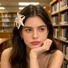 Hair Claw Starfish Artificial Flower Decor Anti-Slip Design Hair Clip Back Head Shark Hair Claw Holiday Travel Beach Hair Accessory