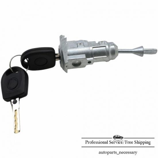 Front Left Driver Side Door Lock Cylinder With 2 Keys For 2012- VW Passat