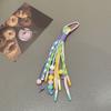 Hand Woven Colorful Keychain Decorative Hanging Pendant Key Holder with Unique Ethnic Charm for Keys Phones and Bags
