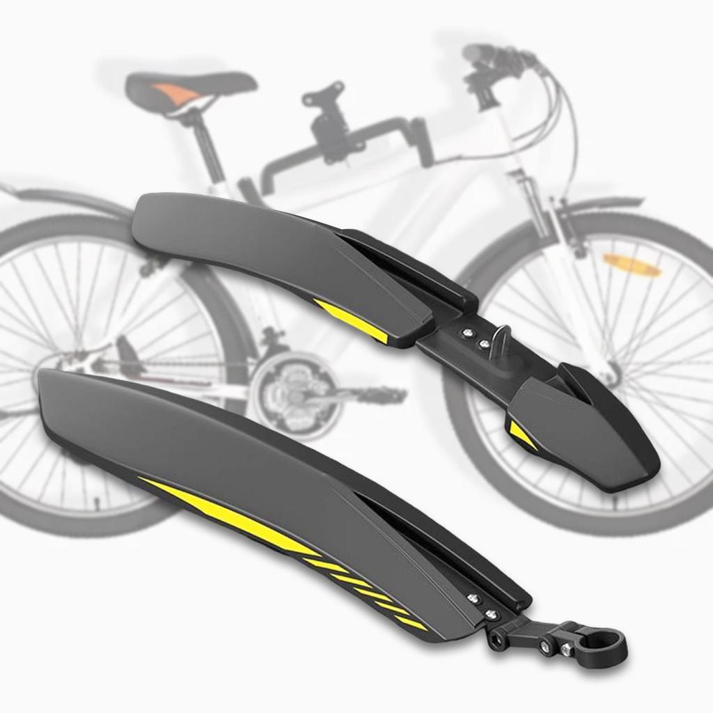 Fahrrad Schutzbleche Vorne Hinten Universell Reparatur Ersatz Verdickt Einfach zu Montieren Fahrrad Schmutzfänger für Mountainbikes 24-26-27,5 Zoll