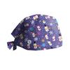 Surgical Cap with Adjustable Printed Christmas Theme Hat, Sweat Wicking Strip, Dust-proof Cloth Bag Head Cap, Doctor's Oral Cap, Nurse's Cap