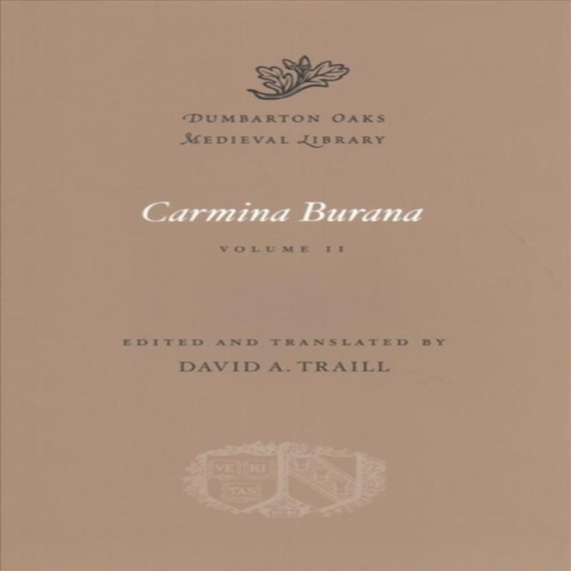 Carmina Burana Hardback Book 9780674980976