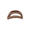Safe Elastic Plastic Hair Claw Creative Solid Color Shark Clip Fashion Silicone Shark Clip  Daily