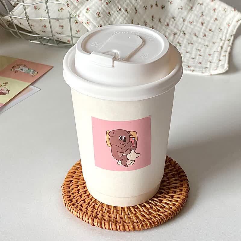 Disposable Double-Layer Kraft Paper Hot Drink Cups