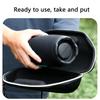 Compactly Speaker Storage Bag Featuring Metal Zippers And Ergonomic Handle Design For Charge 6/5/4 Easy Transportation