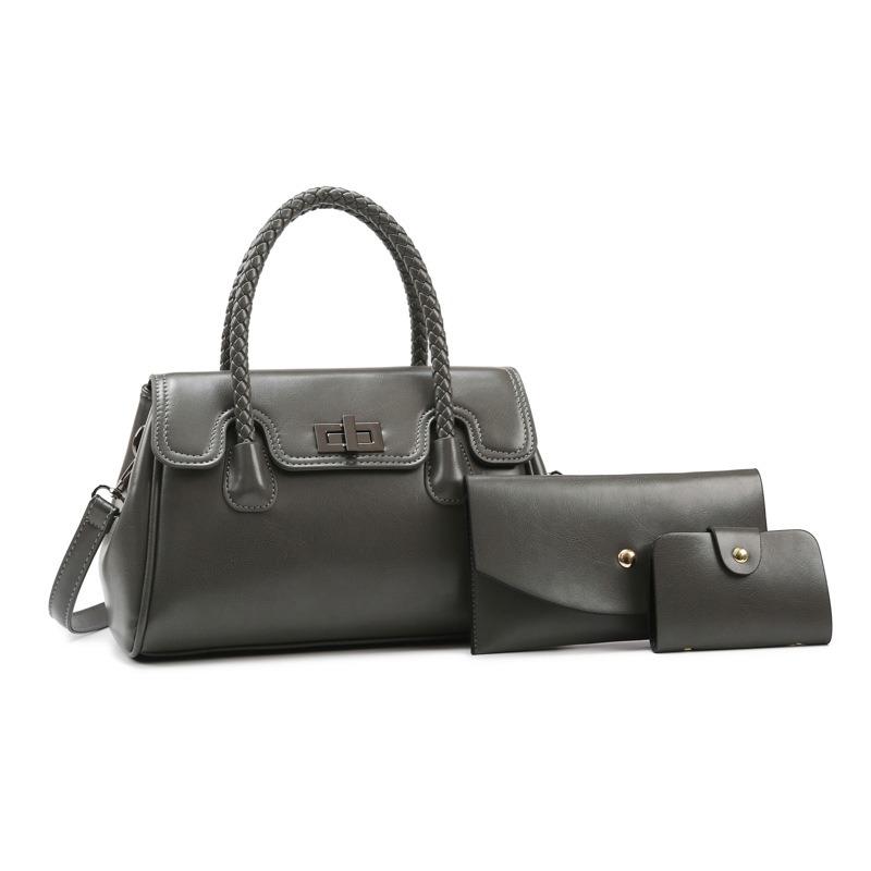 Multi-piece Set Diagonal Span Portable Mother Bag Women's New Crocodile Pattern Fashion Tote Bag Medium Single Shoulder Child and Mother Bag