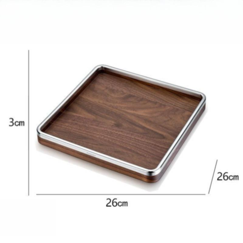 Wooden Tray Living Room Desktop Decoration Plates Entrance Hall Desktop Organize Trays Modern Home Decoration Accessories