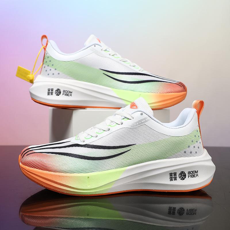 Letní běžecké boty pánské a dámské maratonské tréninkové boty ze síťoviny, závodní sprint, sportovní boty s měkkou podrážkou, tlumení nárazů