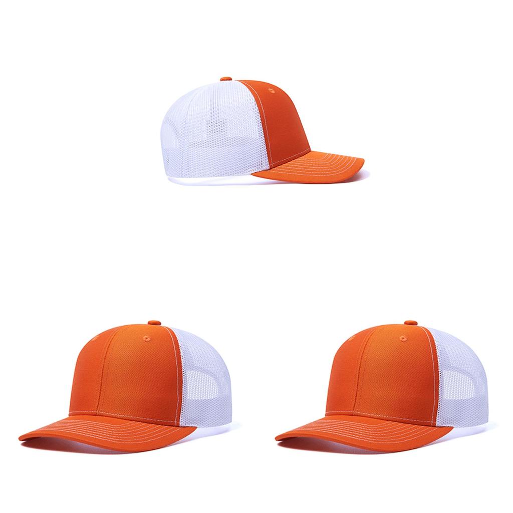Classic Cotton Baseball Cap With Wide Brim And Breathable Mesh For Summer Sun Protection